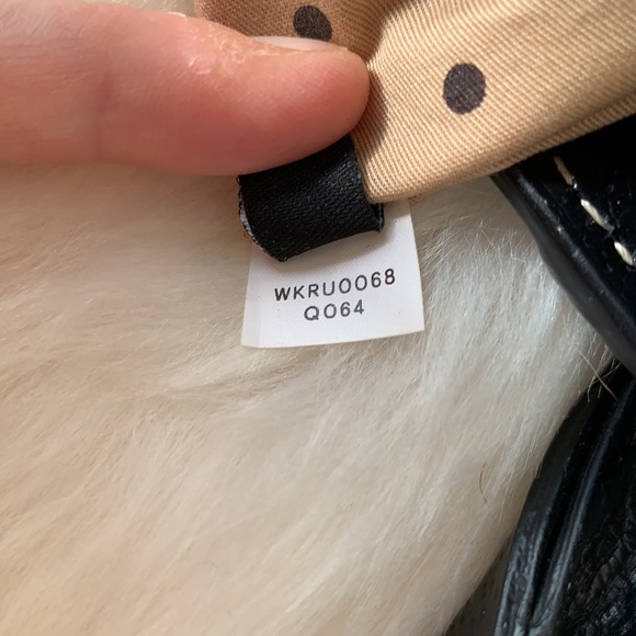 📌Kate Spade Black/ White Stitching Purse Tote - Picture 4 of 10